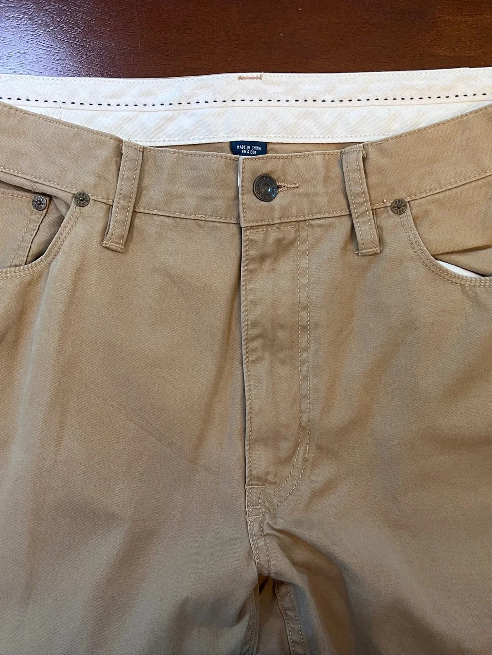 Ralph Lauren Pants Mens 36 X 32 Khaki Straight Leg 5 Packet  Classic